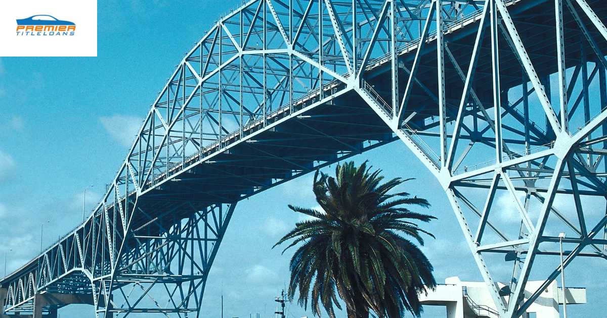 The Harbor Bridge In Corpus Christi Texas